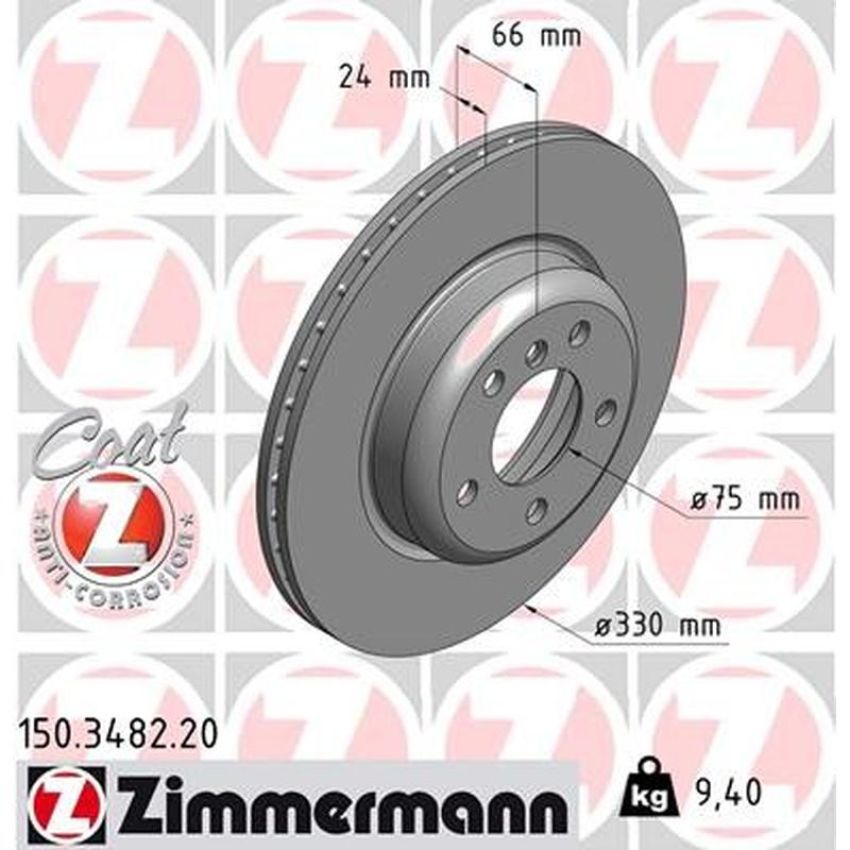 ZIMMERMANN 150.3482.20 COAT Z Pack of 2