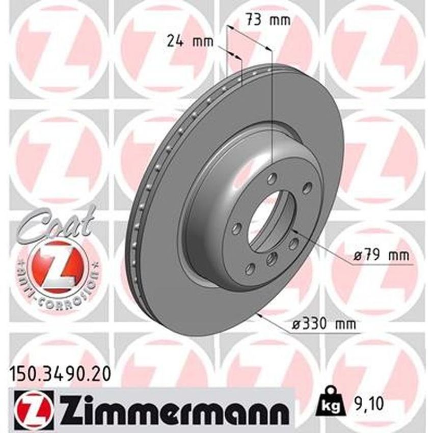 ZIMMERMANN 150.3490.20 COAT Z Pack of 2
