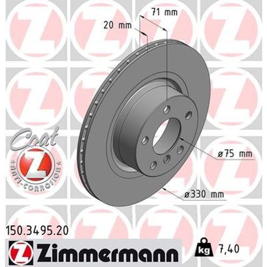 ZIMMERMANN 150.3495.20 COAT Z Pack of 2