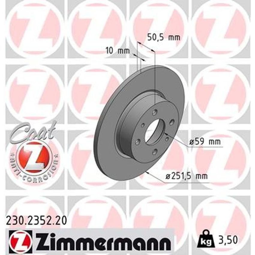 ZIMMERMANN 230.2352.20 COAT Z Pack of 2