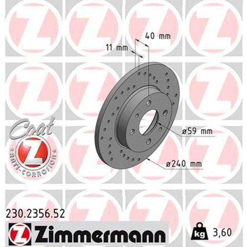 ZIMMERMANN 230.2356.52 SPORT COAT Z Pack of 2