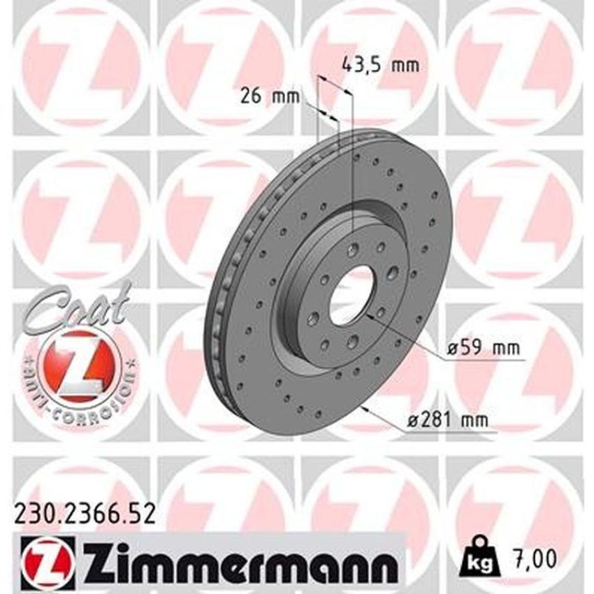 ZIMMERMANN 230.2366.52 SPORT COAT Z Pack of 2
