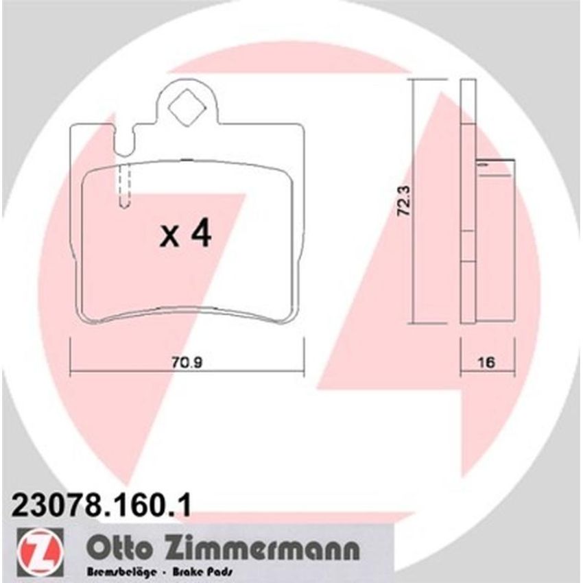 ZIMMERMANN 23078.160.1 Standard