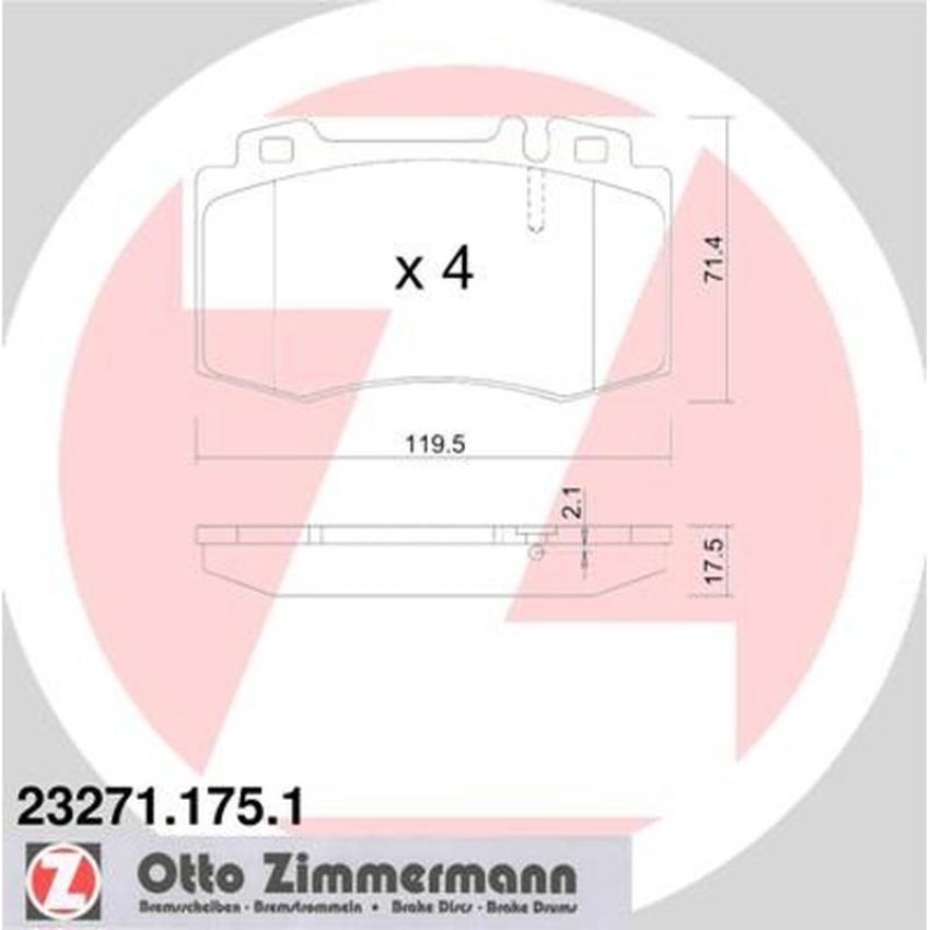 ZIMMERMANN 23271.175.1 Standard