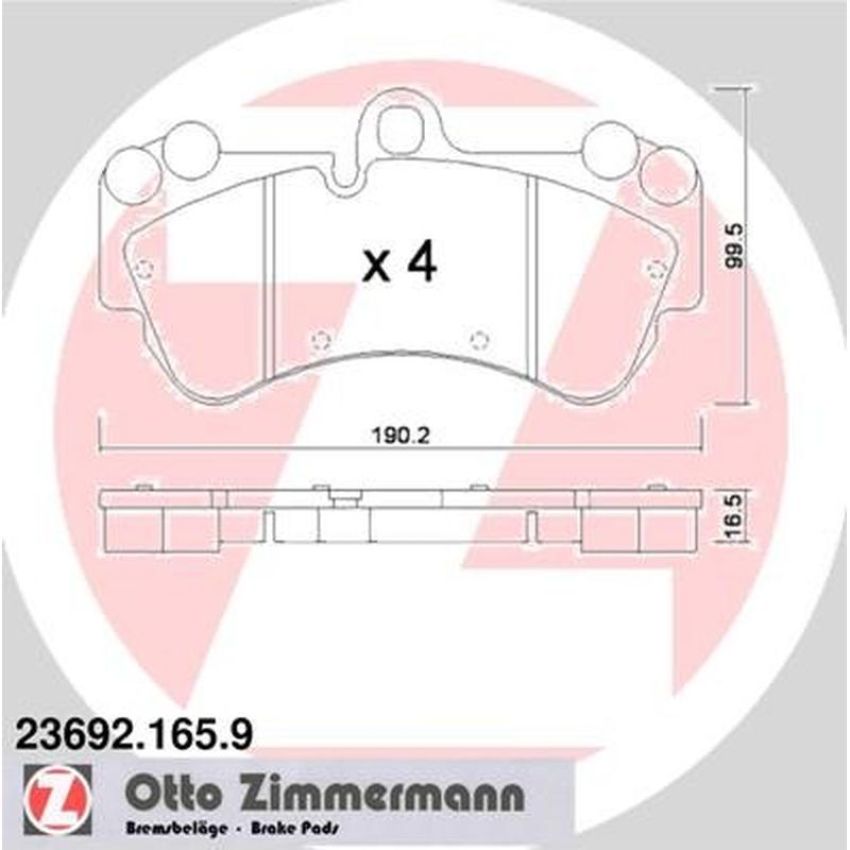 ZIMMERMANN 23692.165.9 pb:z OE Quality