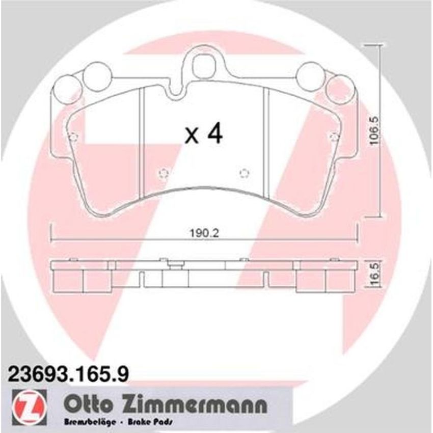 ZIMMERMANN 23693.165.9 pb:z OE Quality