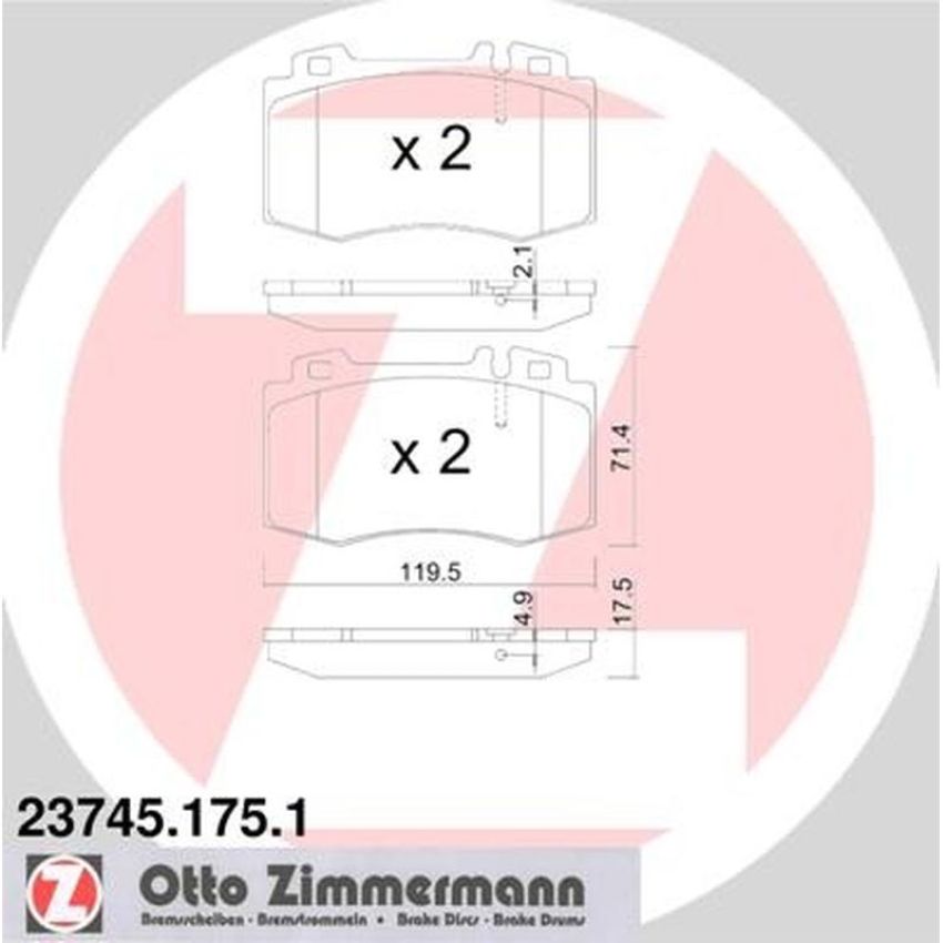 ZIMMERMANN 23745.175.1 Standard