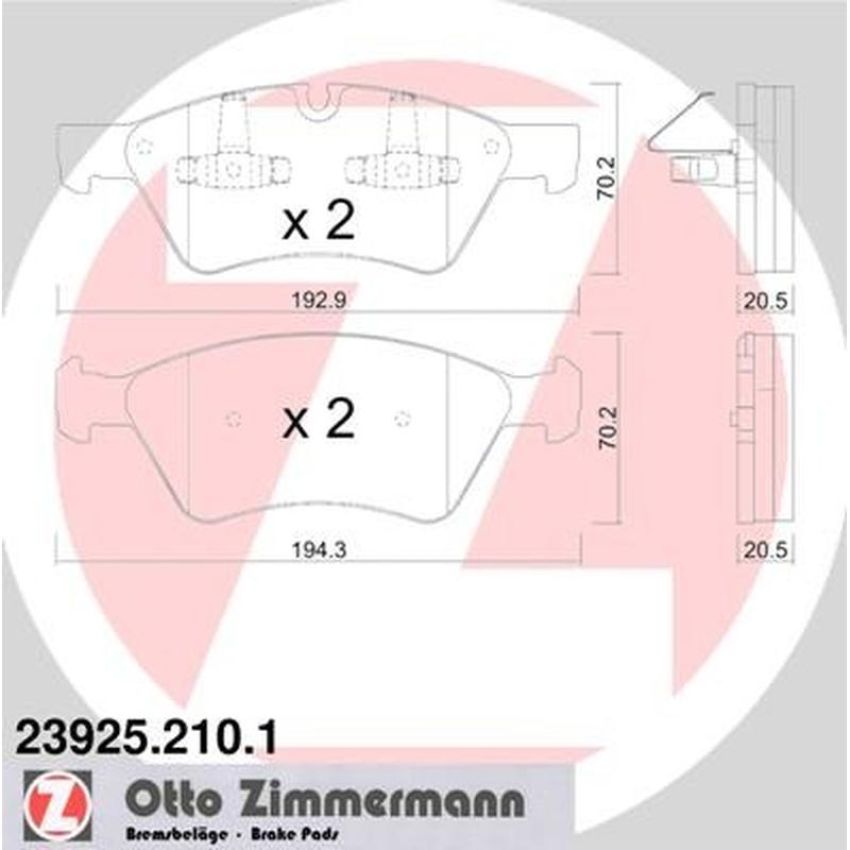 ZIMMERMANN 23925.210.1 Standard