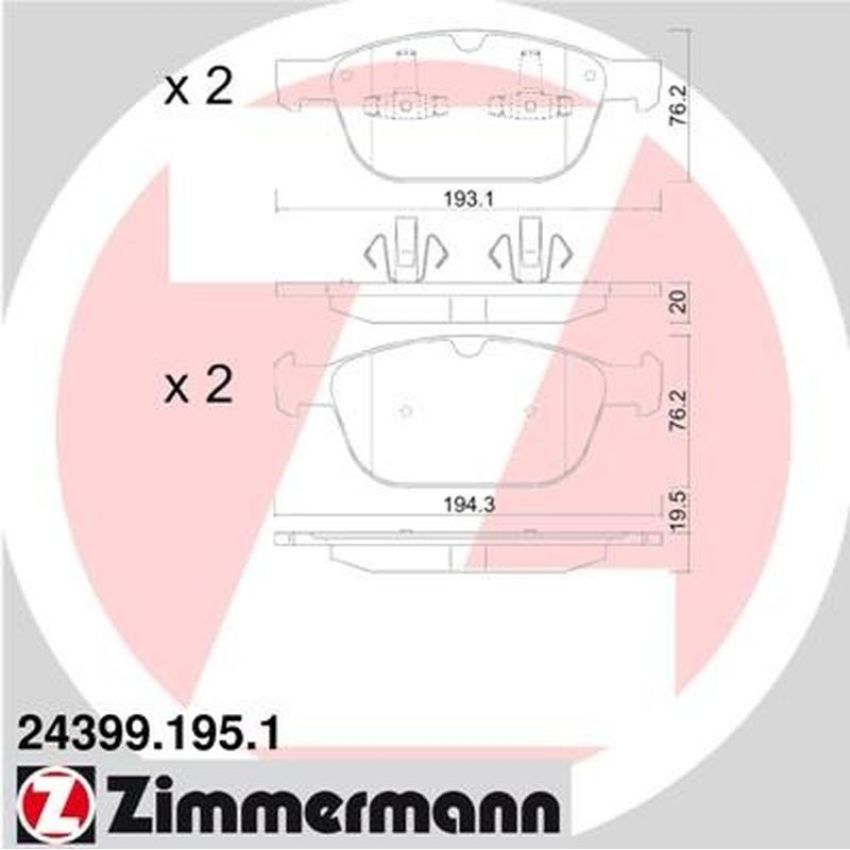 ZIMMERMANN 24399.195.1 Standard