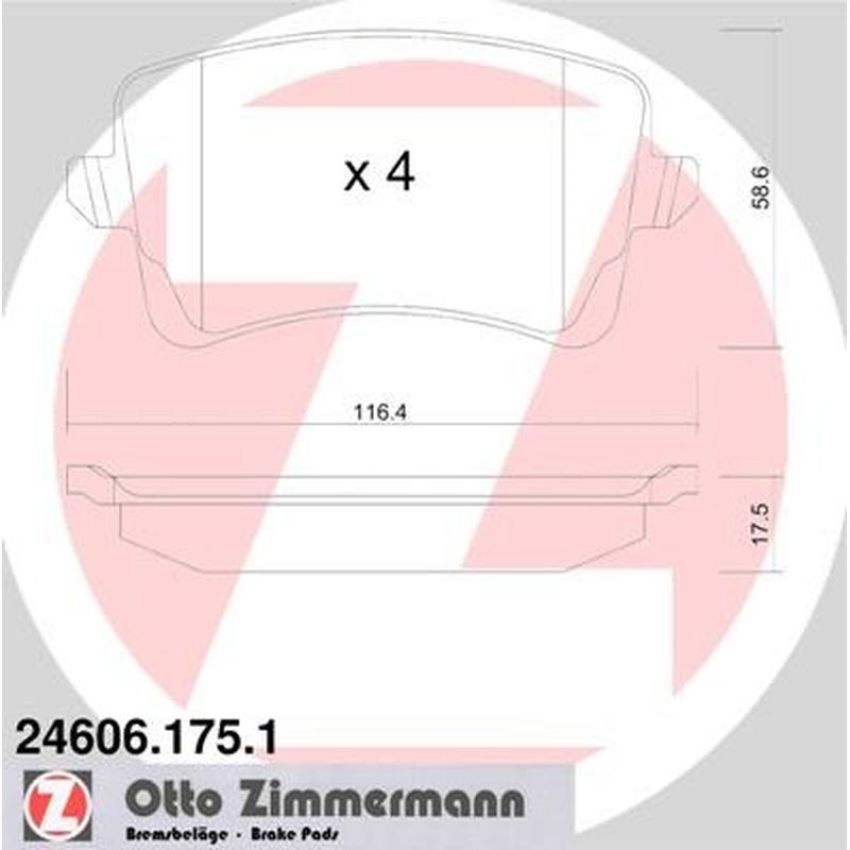 ZIMMERMANN 24606.175.1 Standard