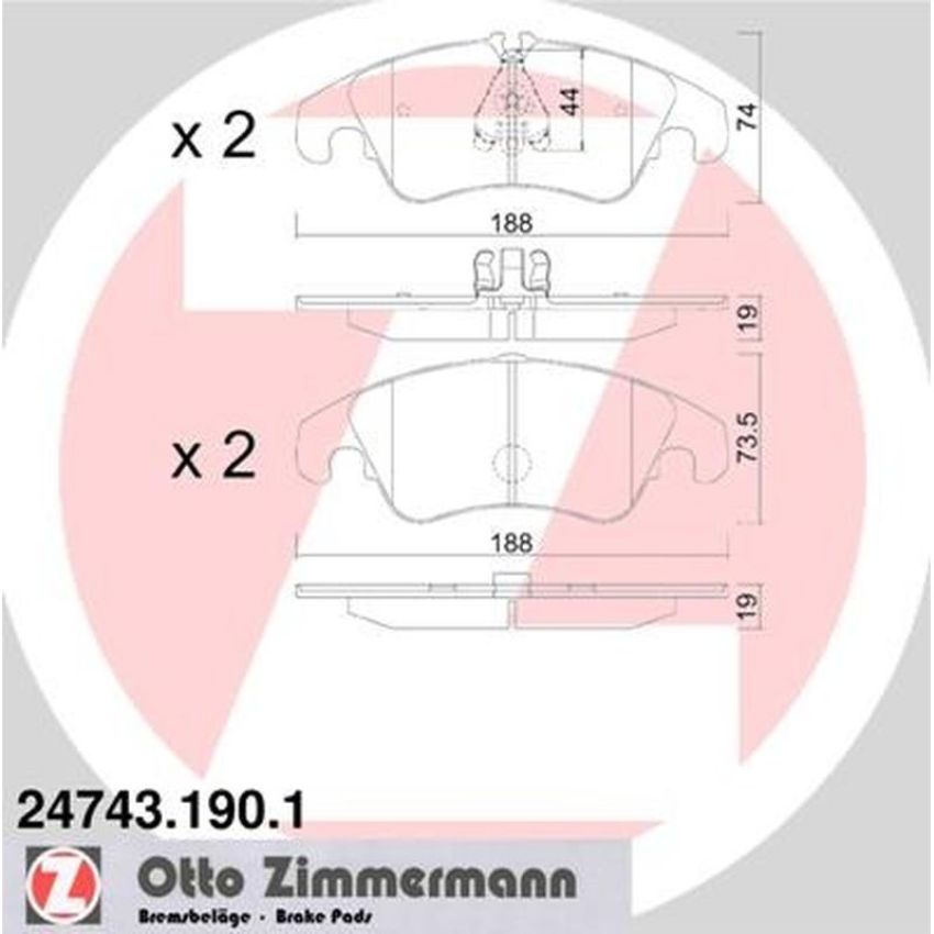 ZIMMERMANN 24743.190.1 Standard