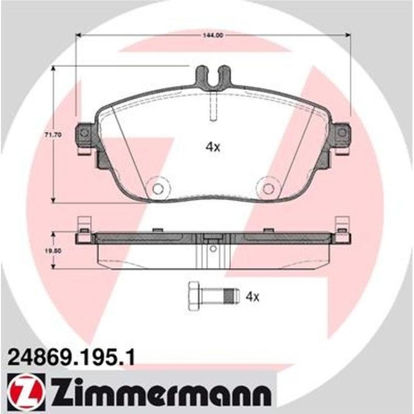 ZIMMERMANN 24869.195.1 Standard