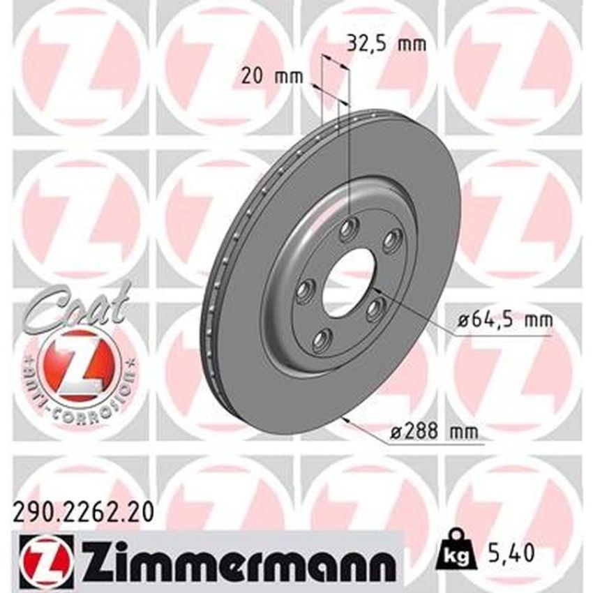 ZIMMERMANN 290.2262.20 COAT Z Pack of 2
