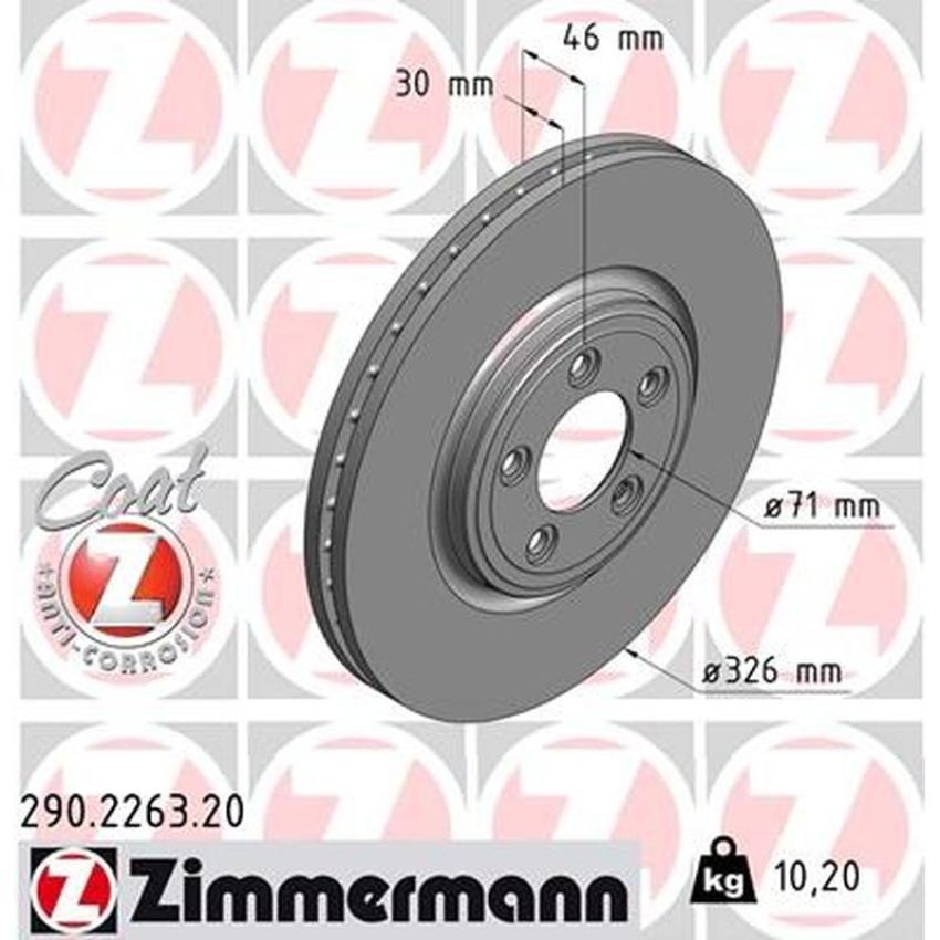 ZIMMERMANN 290.2263.20 COAT Z Pack of 2