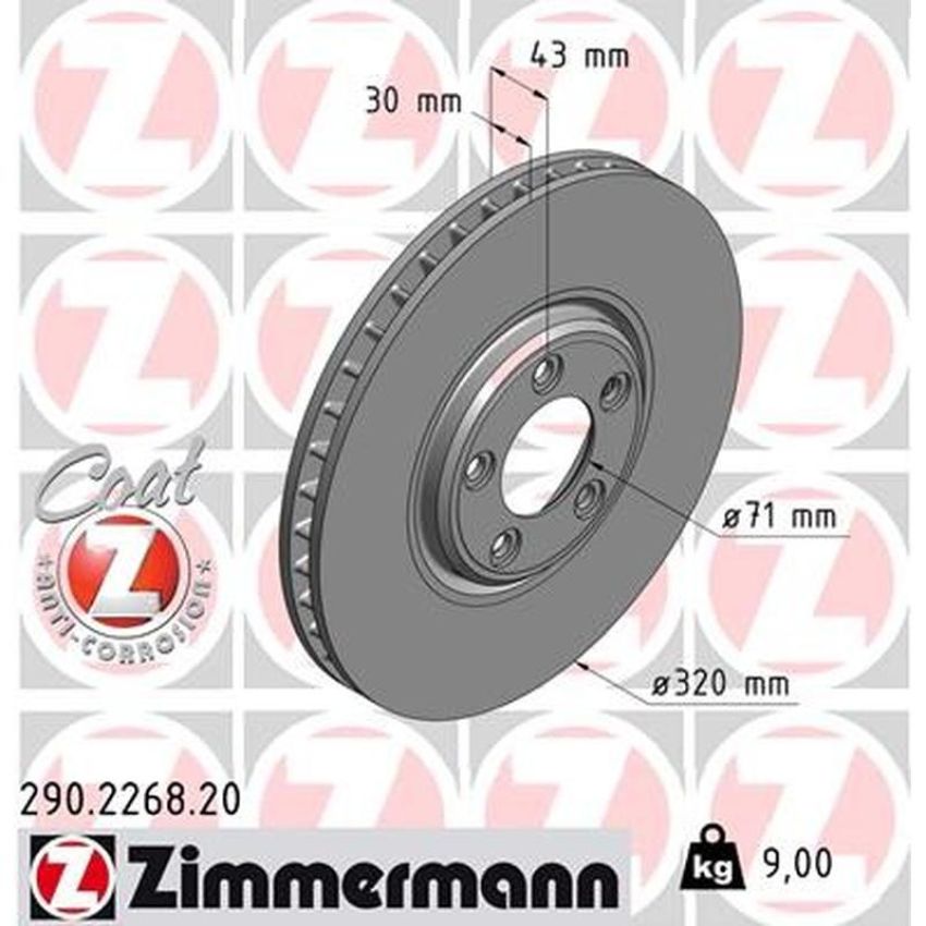 ZIMMERMANN 290.2268.20 COAT Z Pack of 2
