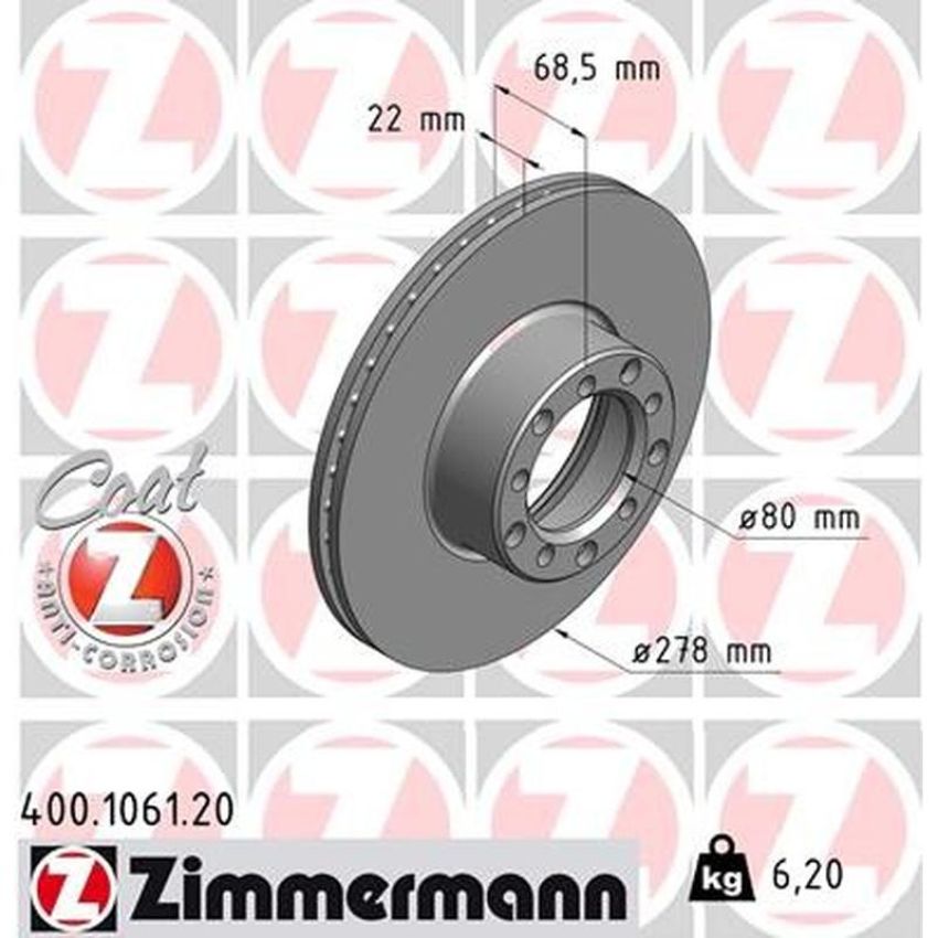ZIMMERMANN 400.1061.20 COAT Z Pack of 2