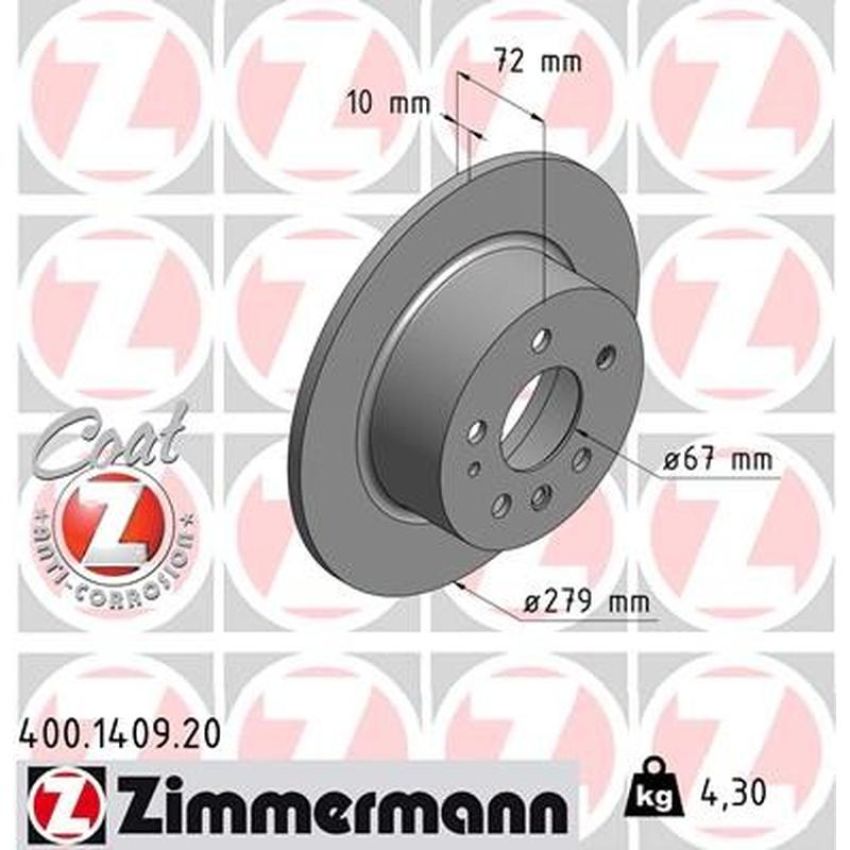 ZIMMERMANN 400.1409.20 COAT Z Pack of 2