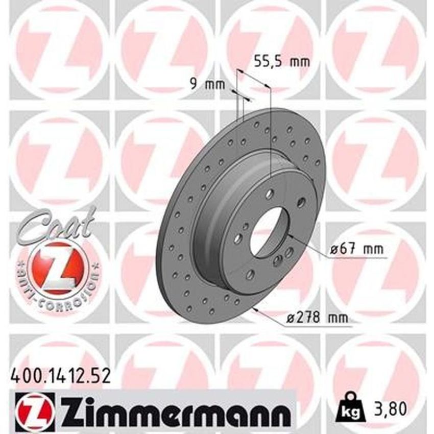 ZIMMERMANN 400.1412.52 SPORT COAT Z Pack of 2