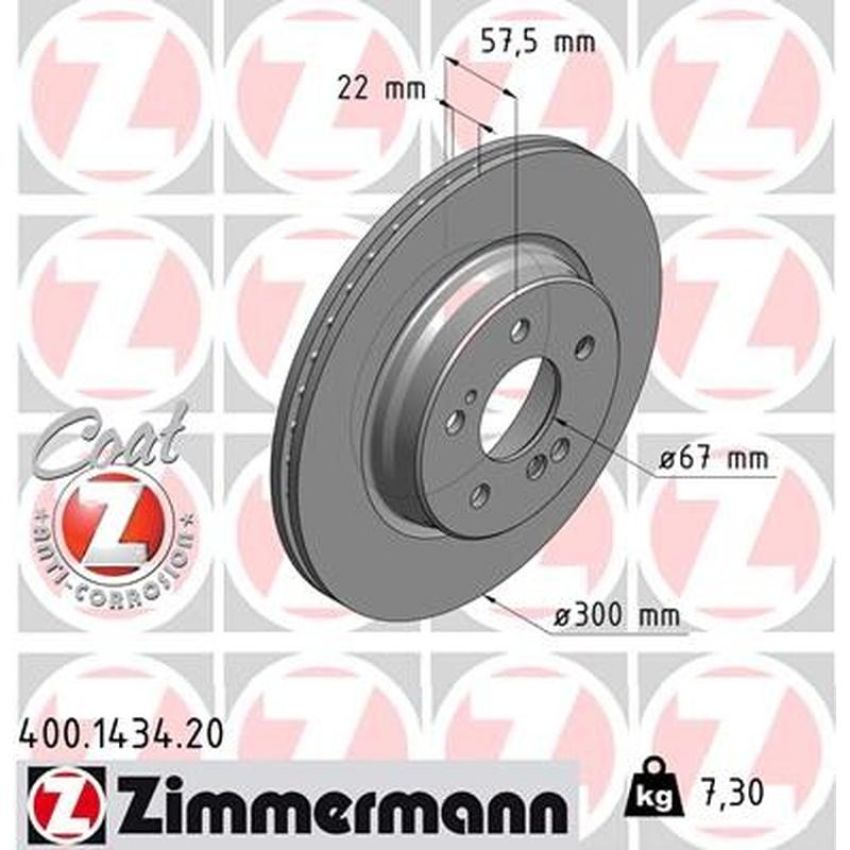 ZIMMERMANN 400.1434.20 COAT Z Pack of 2