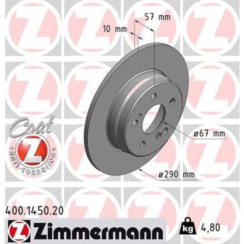 ZIMMERMANN 400.1450.20 COAT Z Pack of 2