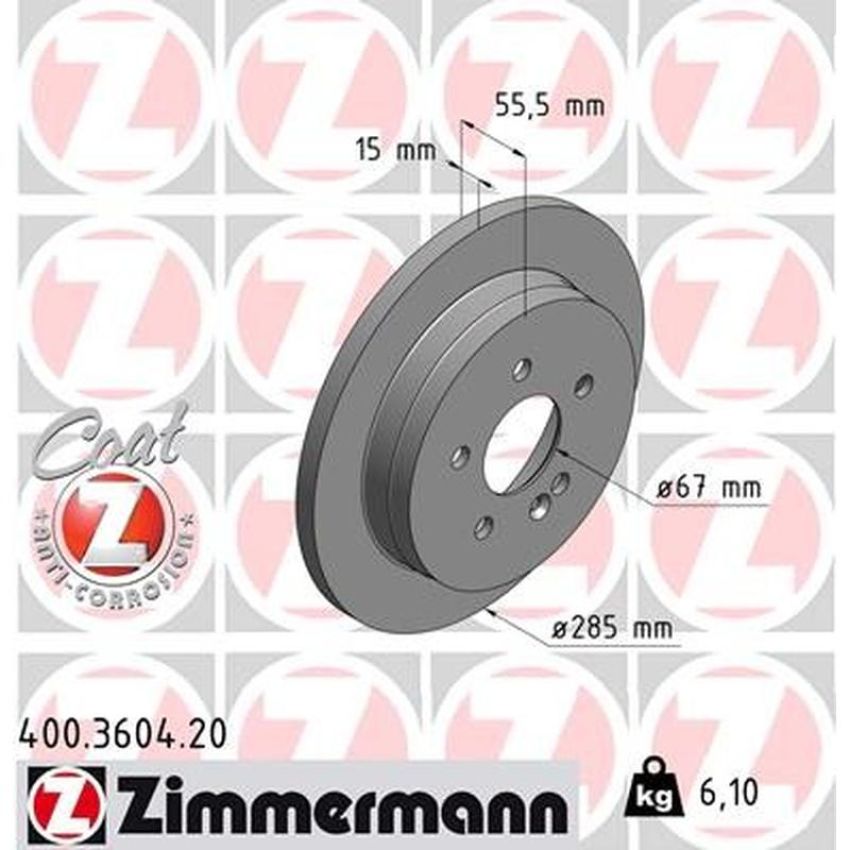 ZIMMERMANN 400.3604.20 COAT Z Pack of 2