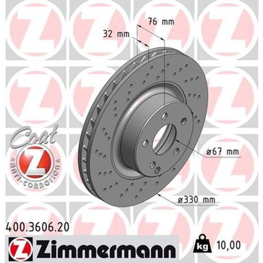 ZIMMERMANN 400.3606.20 COAT Z Pack of 2