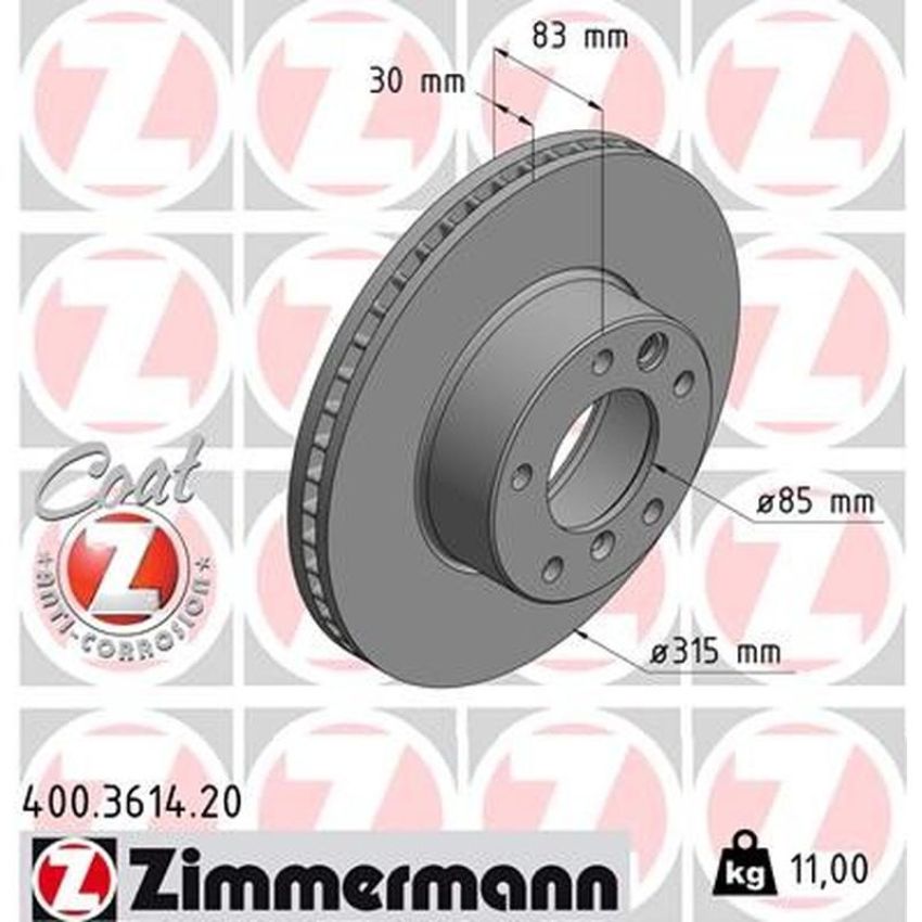 ZIMMERMANN 400.3614.20 COAT Z Pack of 2