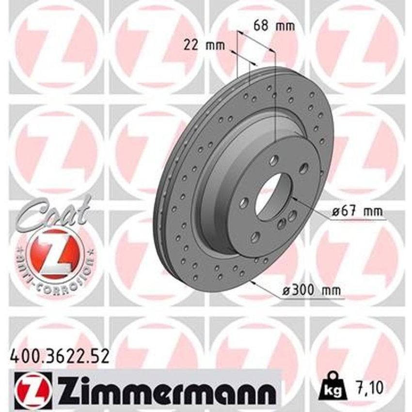 ZIMMERMANN 400.3622.52 SPORT COAT Z Pack of 2