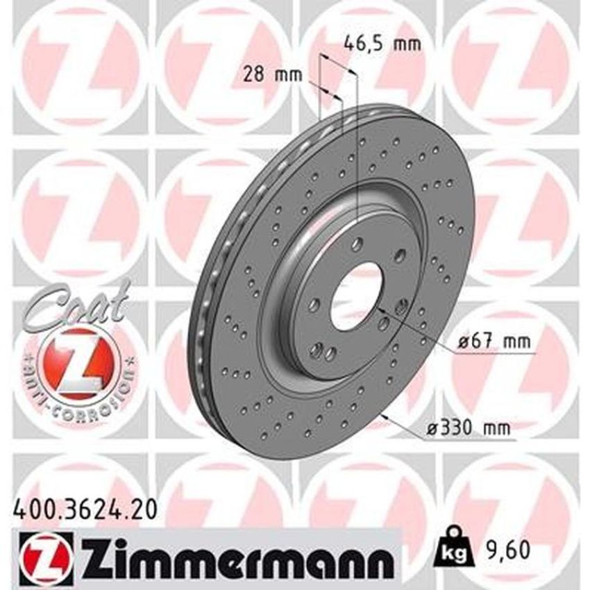 ZIMMERMANN 400.3624.20 COAT Z Pack of 2