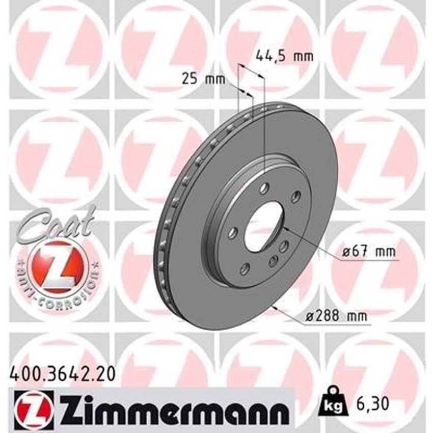ZIMMERMANN 400.3642.20 COAT Z Pack of 2