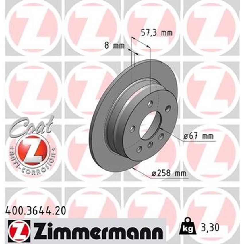 ZIMMERMANN 400.3644.20 COAT Z Pack of 2