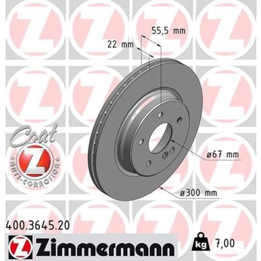 ZIMMERMANN 400.3645.20 COAT Z Pack of 2
