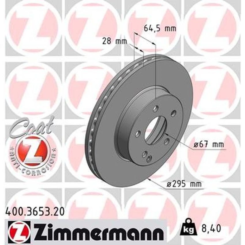 ZIMMERMANN 400.3653.20 COAT Z Pack of 2