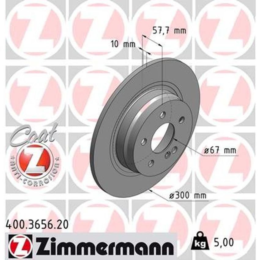 ZIMMERMANN 400.3656.20 COAT Z Pack of 2