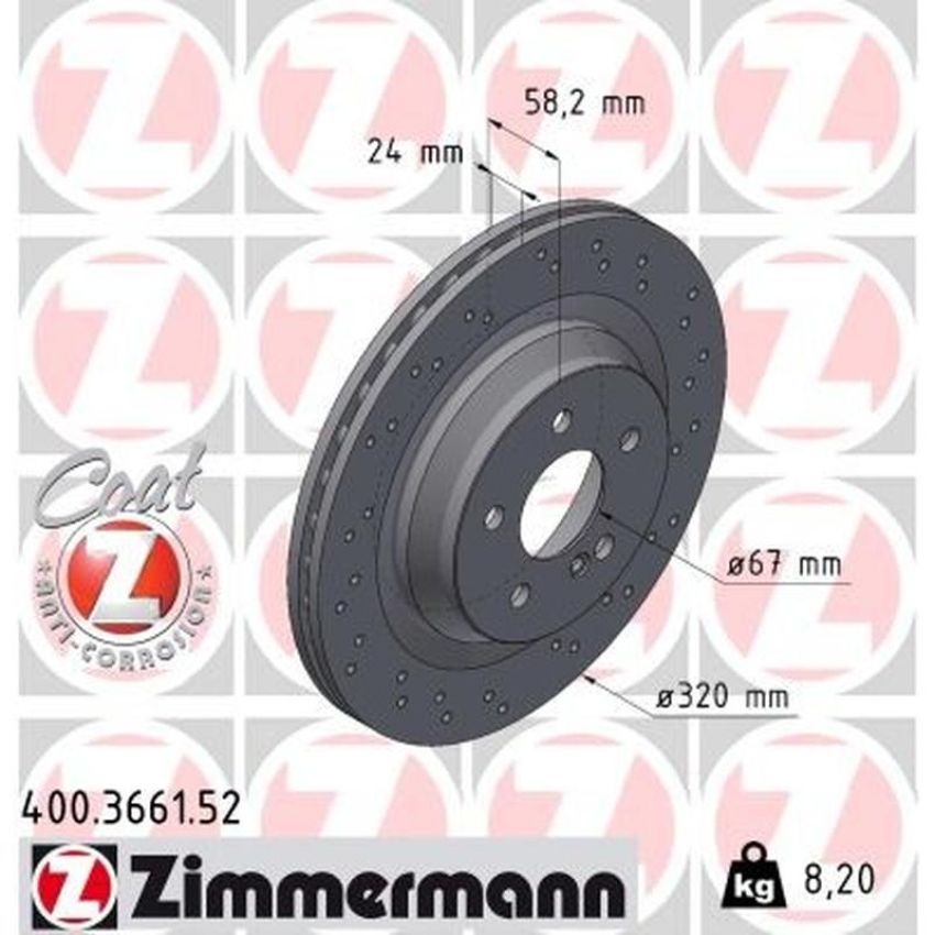 ZIMMERMANN 400.3661.52 SPORT COAT Z Pack of 2