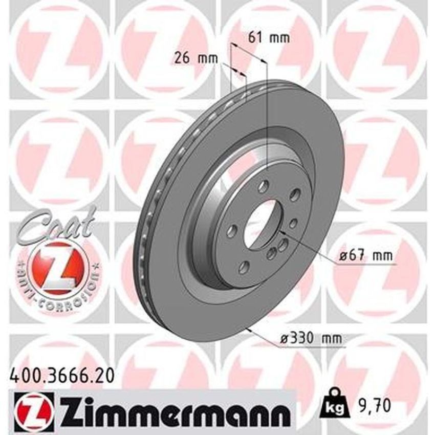 ZIMMERMANN 400.3666.20 COAT Z Pack of 2