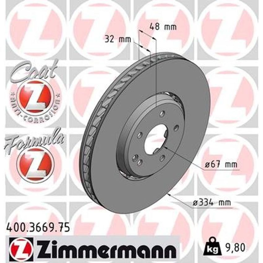 ZIMMERMANN 400.3669.75 FORMULA Z COAT Z