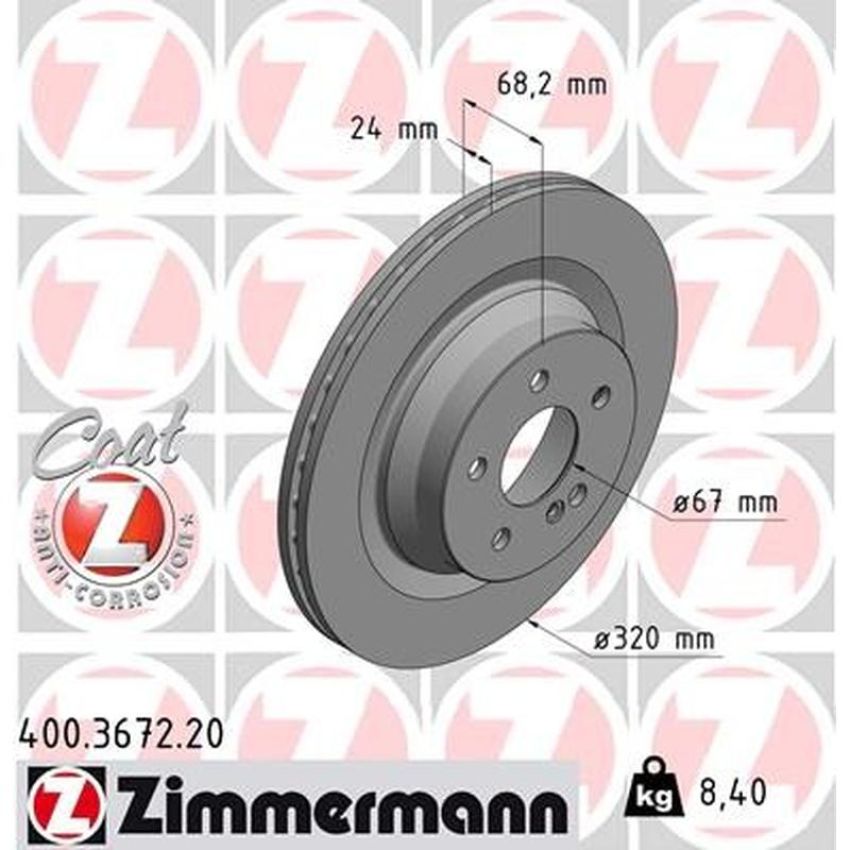 ZIMMERMANN 400.3672.20 COAT Z Pack of 2