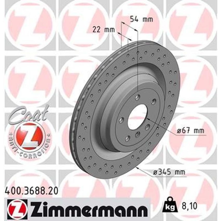 ZIMMERMANN 400.3688.20 COAT Z Pack of 2
