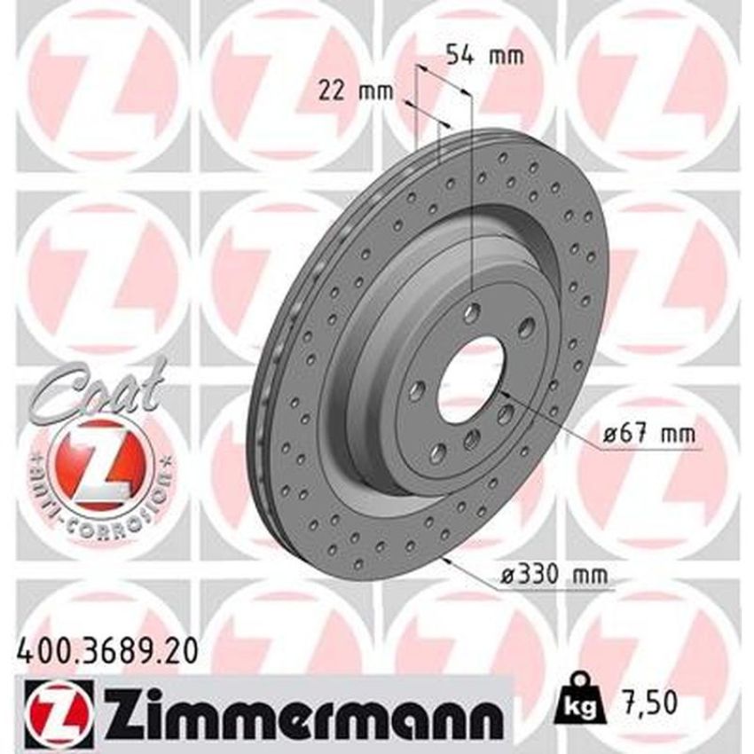 ZIMMERMANN 400.3689.20 COAT Z Pack of 2