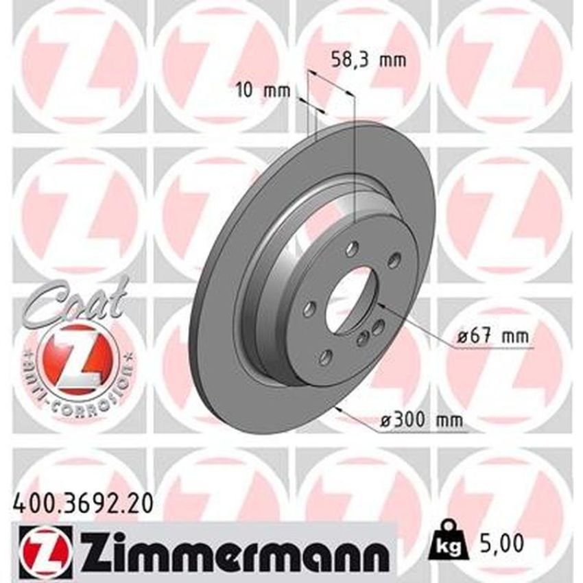 ZIMMERMANN 400.3692.20 COAT Z Pack of 2