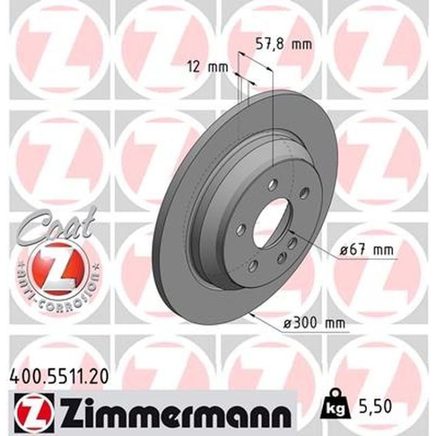 ZIMMERMANN 400.5511.20 COAT Z Pack of 2