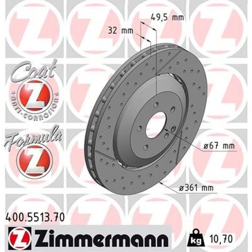 ZIMMERMANN 400.5513.70 FORMULA Z COAT Z