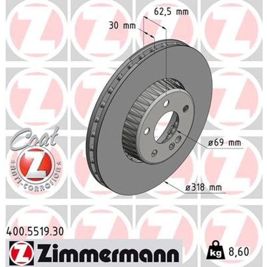 ZIMMERMANN 400.5519.30 FORMULA S COAT Z