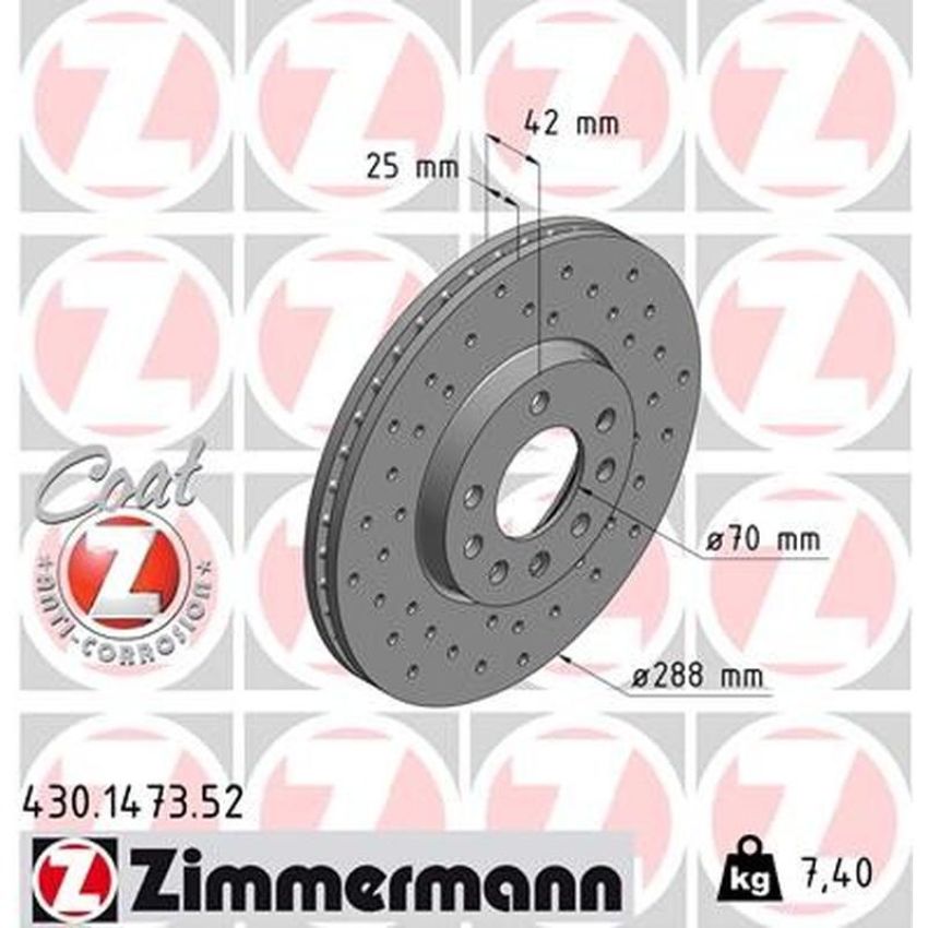 ZIMMERMANN 430.1473.52 SPORT COAT Z Pack of 2