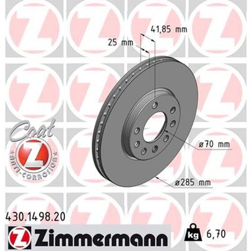 ZIMMERMANN 430.1498.20 COAT Z Pack of 2