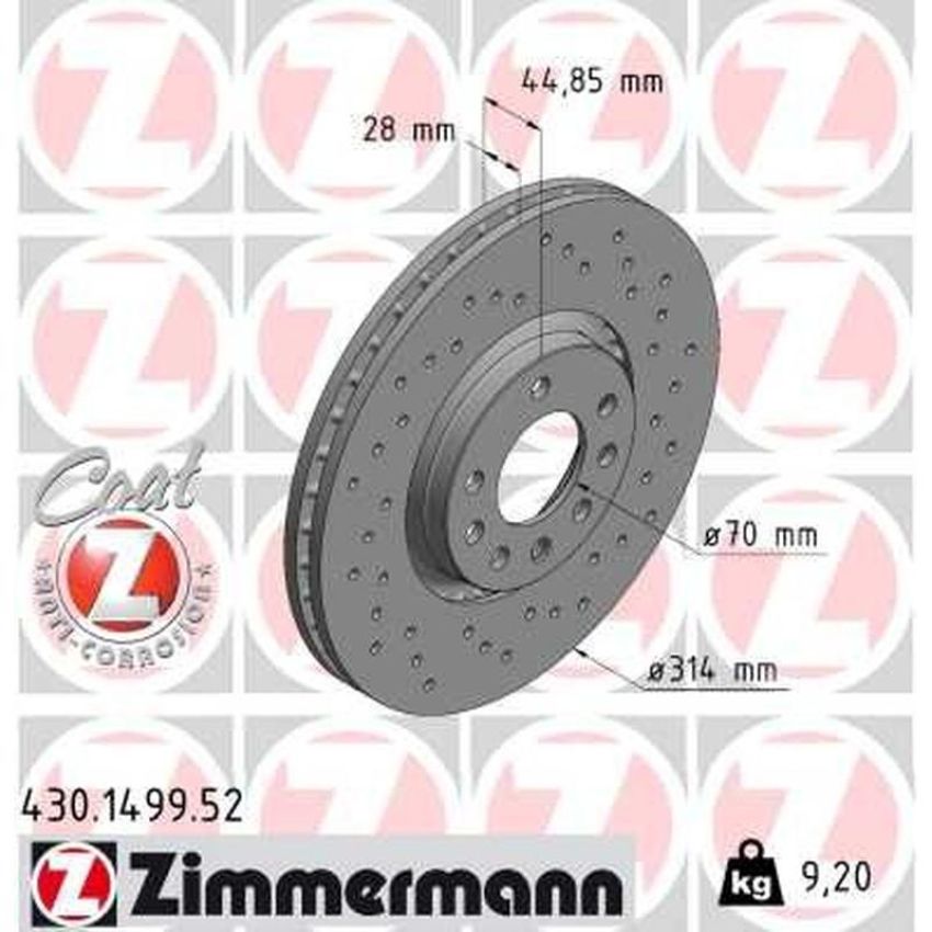 ZIMMERMANN 430.1499.52 SPORT COAT Z Pack of 2