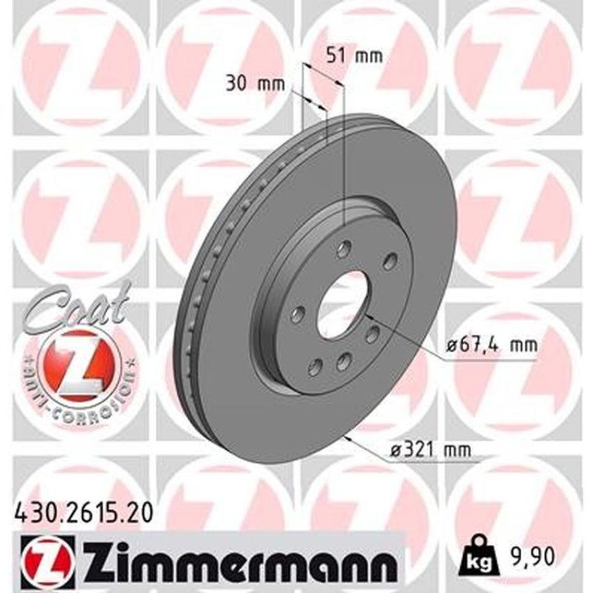 ZIMMERMANN 430.2615.20 COAT Z Pack of 2