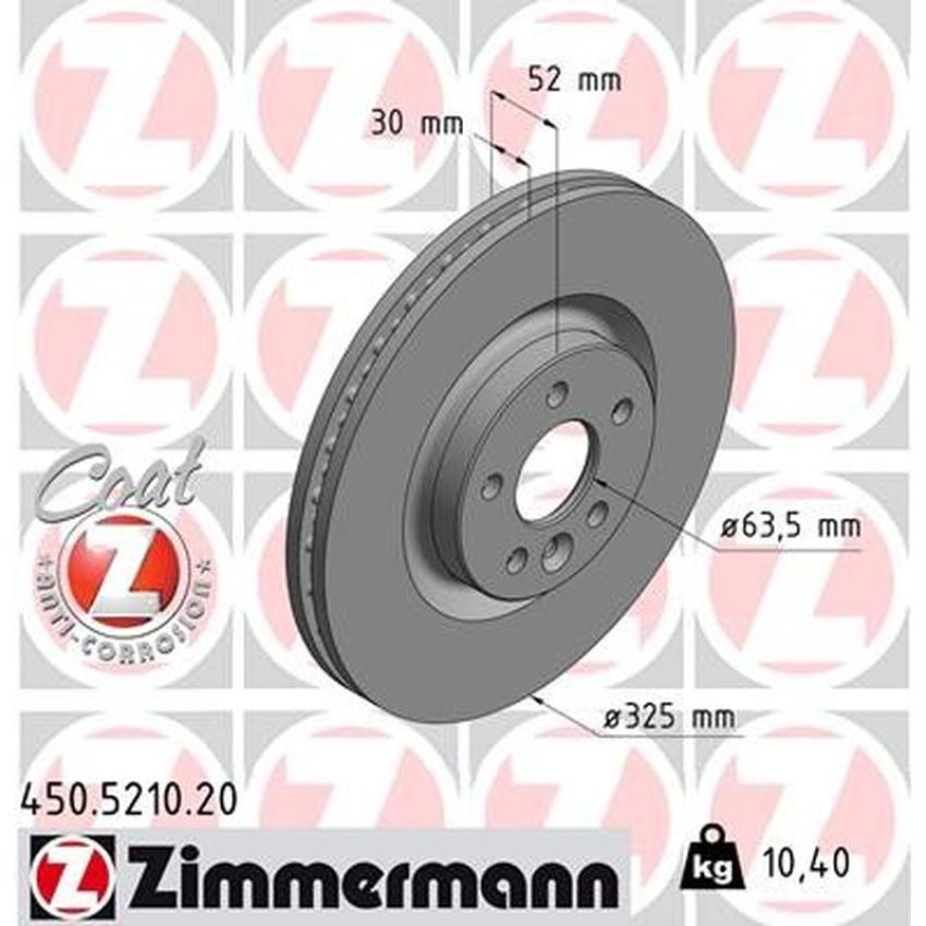 ZIMMERMANN 450.5210.20 COAT Z Pack of 2