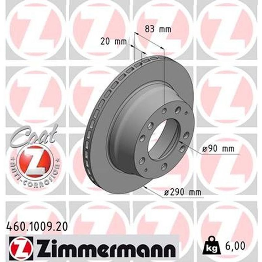 ZIMMERMANN 460.1009.20 COAT Z Pack of 2